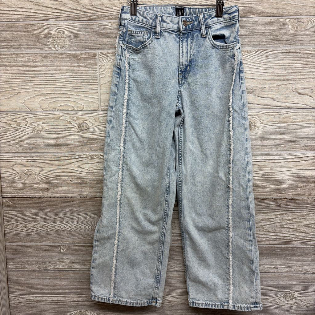 Wide Leg Jeans Frayed 10