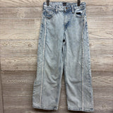 Wide Leg Jeans Frayed 10