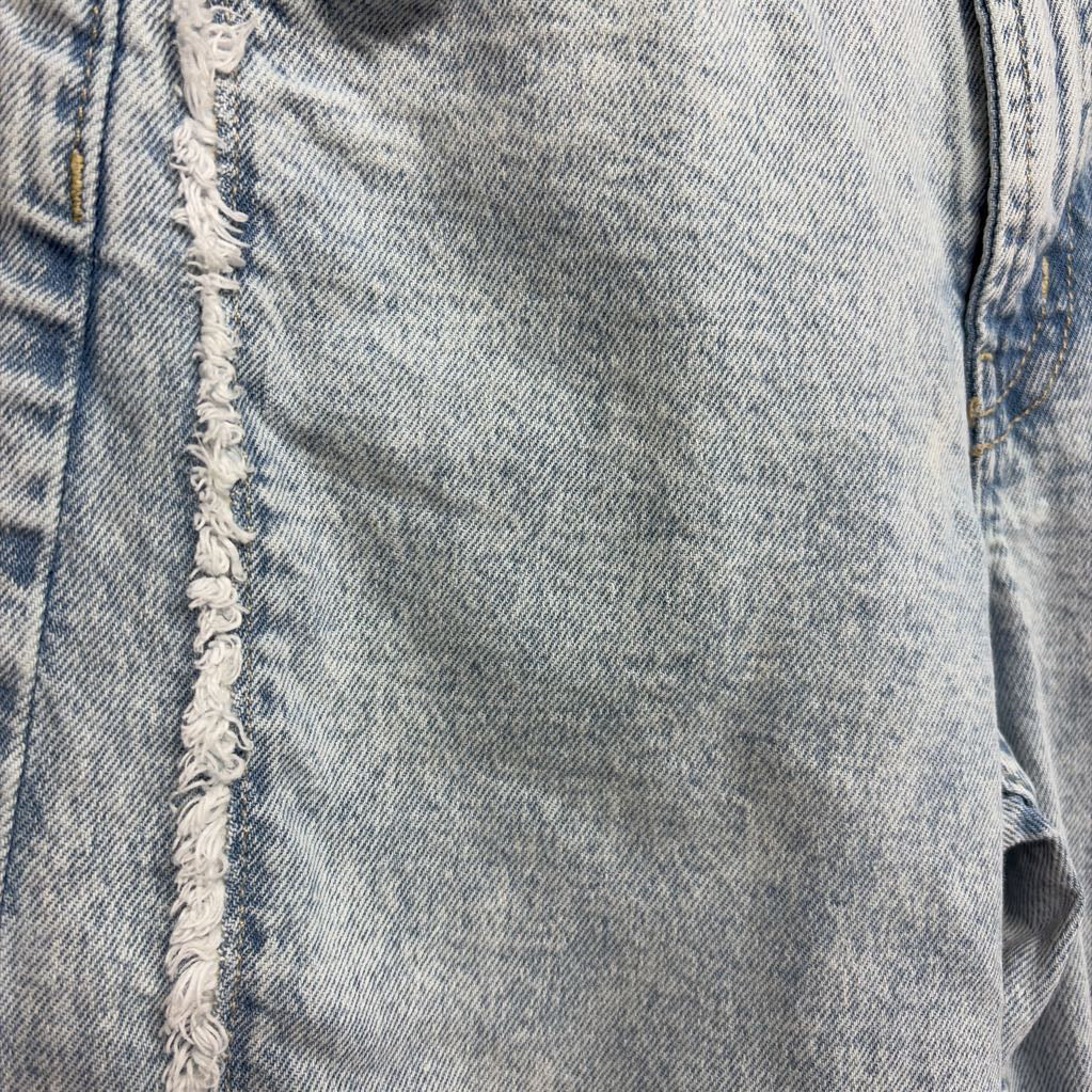 Wide Leg Jeans Frayed 10