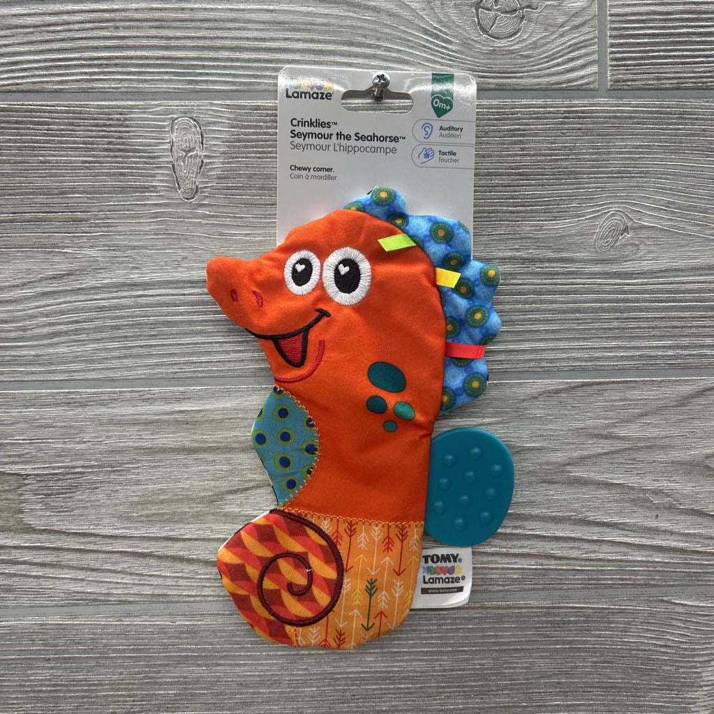 NEW Crinklies Seymore The Seahorse