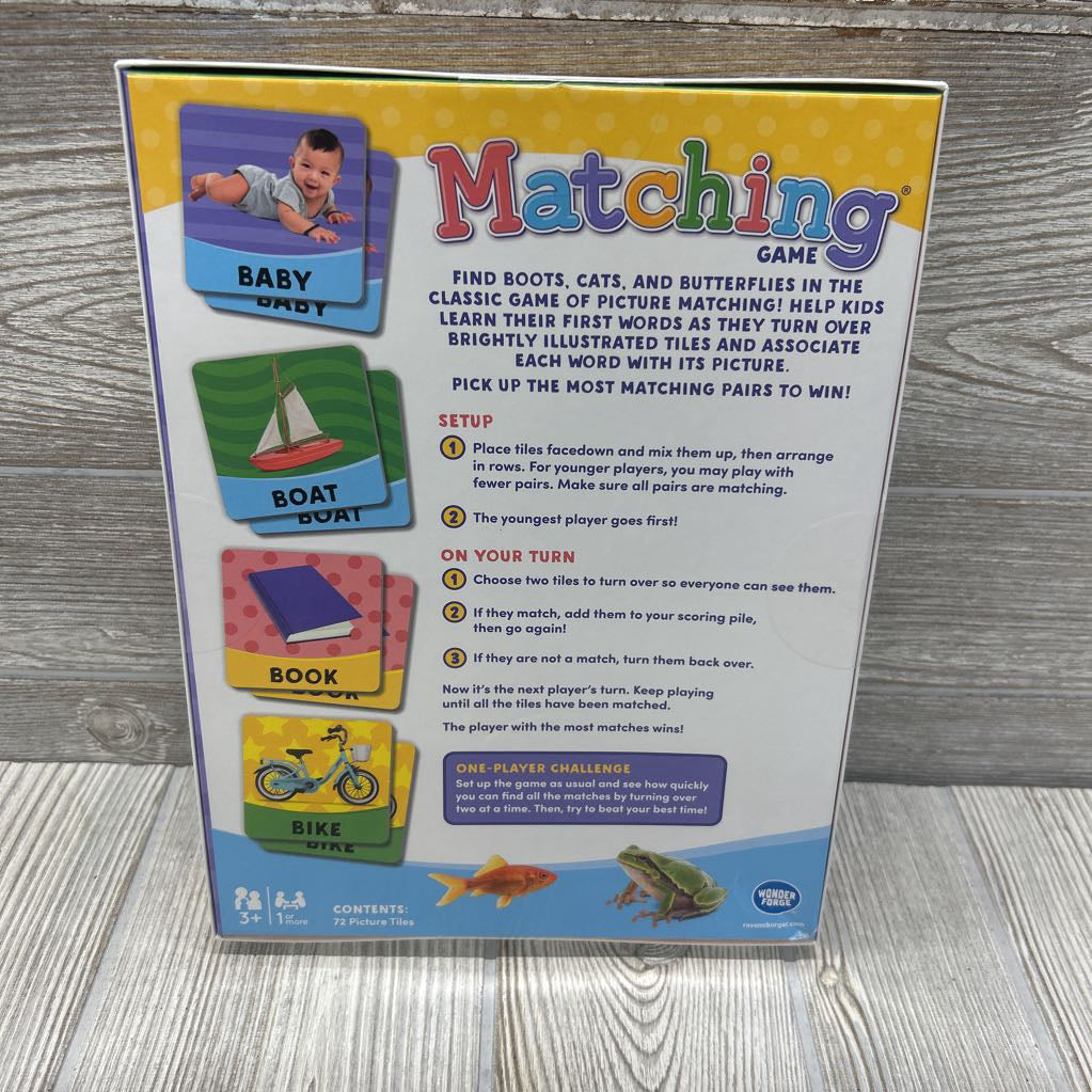 NEW My Frist Words Matching Game