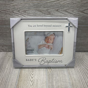 NEW Baby's Baptism Frame You Are Loved Beyond Measure