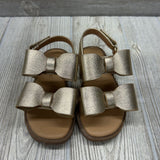 Velcro Metallic Sandals Bows 7C