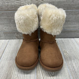 Faux Fur Cozy Boots Tassels 7C
