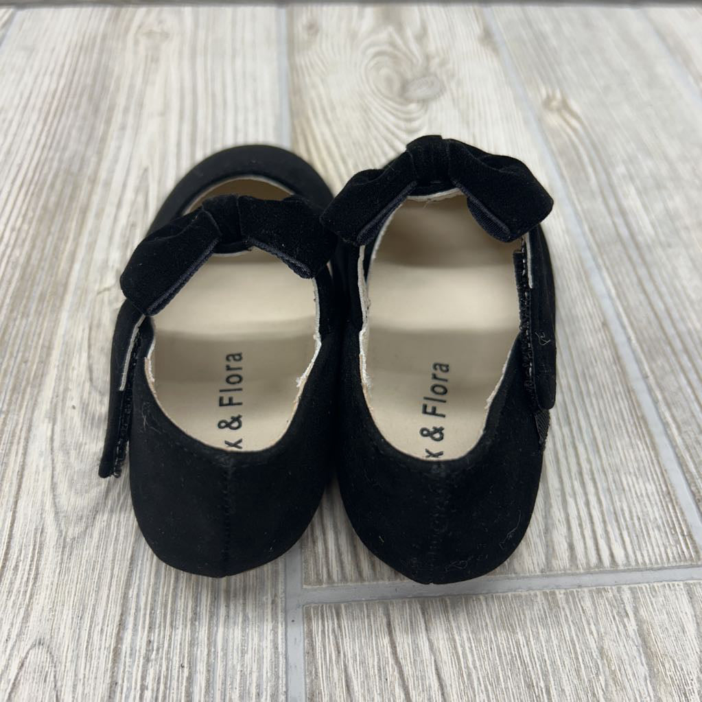 Velcro Mary Jane Shoes Bow 6C