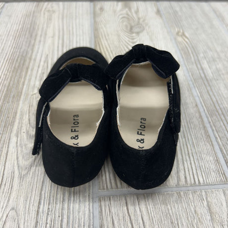 Velcro Mary Jane Shoes Bow 6C