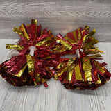 2 Pk Metallic Pom Poms