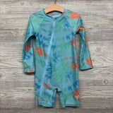 Rashguard Swim Outfit Tie Die 4t