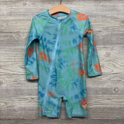 Rashguard Swim Outfit Tie Die 4t