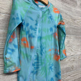 Rashguard Swim Outfit Tie Die 4t
