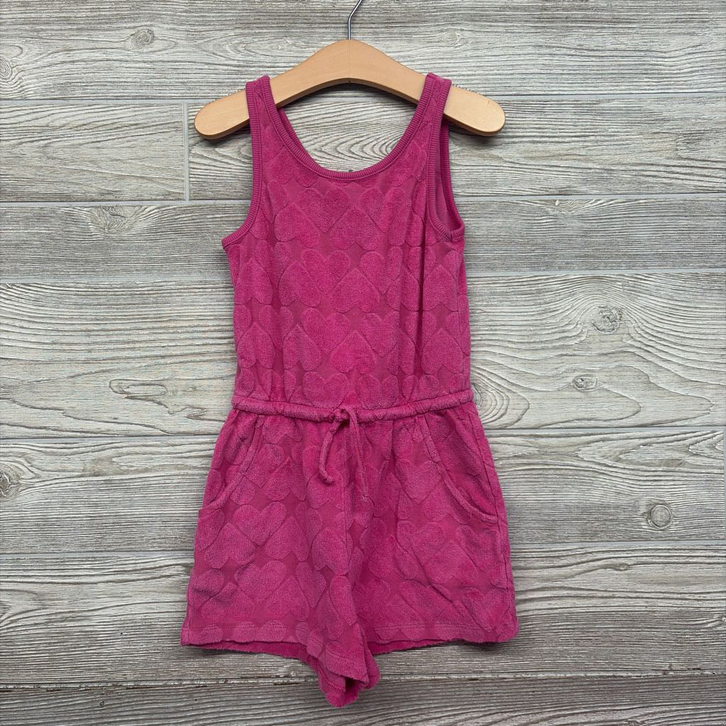 Romper Terry Hearts 6-7