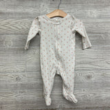 Ribbed Sleeper Flowers 6M