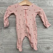 Sleeper Gingham Strawberries NB