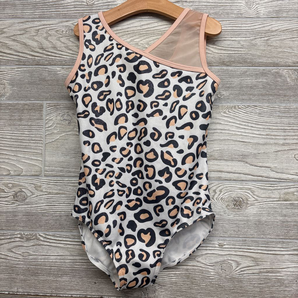 Glitter Leotard Animal Print XL