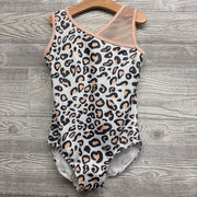 Glitter Leotard Animal Print XL