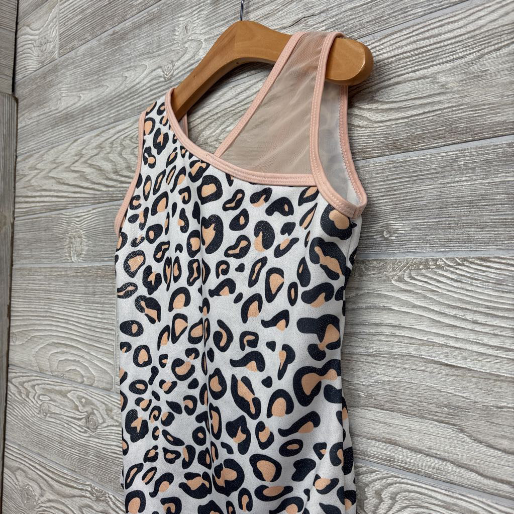 Glitter Leotard Animal Print XL