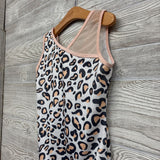 Glitter Leotard Animal Print XL