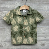 Button Up Shirt Leaves 2T