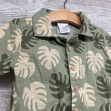 Button Up Shirt Leaves 2T