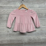 LS Velour Tiered Shirt 3T