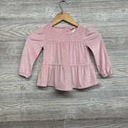 LS Velour Tiered Shirt 3T