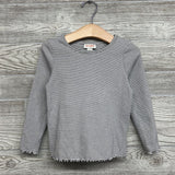LS Ribbed Shirt Stripes 3T
