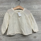 LS Muslin Eyelet Shirt 3T