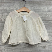 LS Muslin Eyelet Shirt 3T