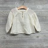 LS Muslin Eyelet Shirt 3T