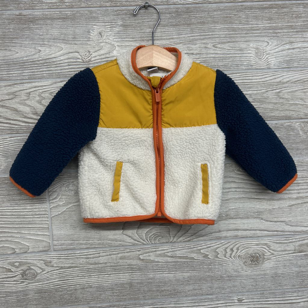Full Zip Sherpa Jacket 6-12M