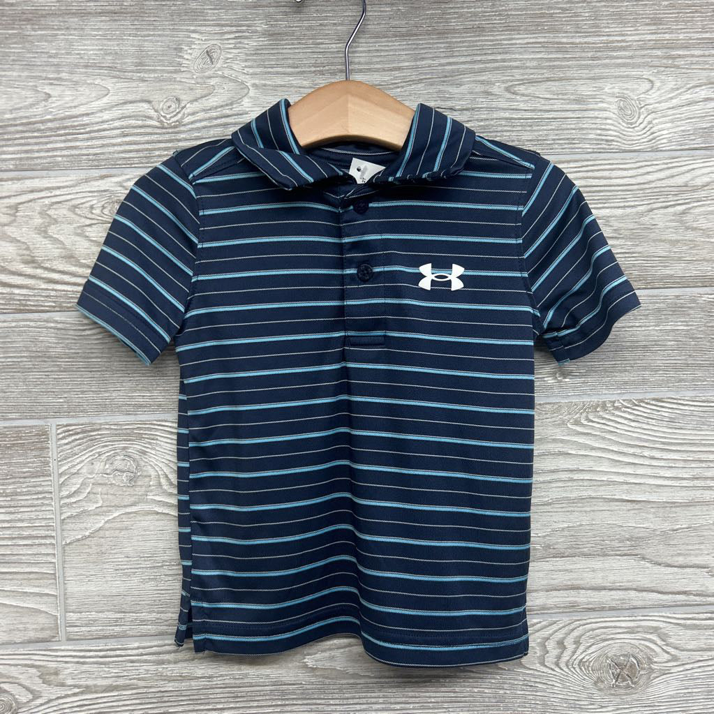 Active Polo Shirt Stripes 2T