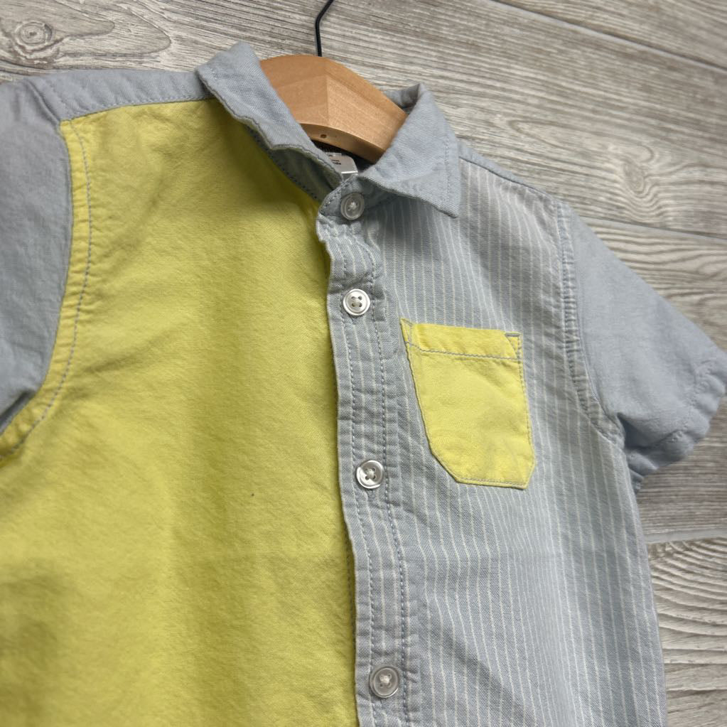 Button Up Shirt Chest Pocket Stripes 24M