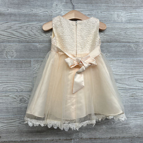 Tank Tulle Dress Flowers Sequins 9-12M