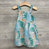 Tank Gauze Tiered Dress Flowers 3T