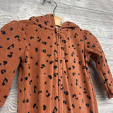 LS Fleece Outfit W/ Hood Animal Print 12M