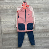 NEW Sherpa Vest, LS Shirt Flowers & French Terry Joggers 6