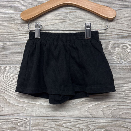 Flutter Sleeve Shirt Stripes Logos & Flowey Shorts 2T