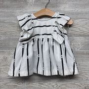 Flutter Sleeve Shirt Stripes Logos & Flowey Shorts 2T