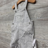 NEW Denim Shortalls Stripes 18-24M