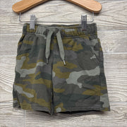 French Terry Drawstring Shorts Camo 4-5