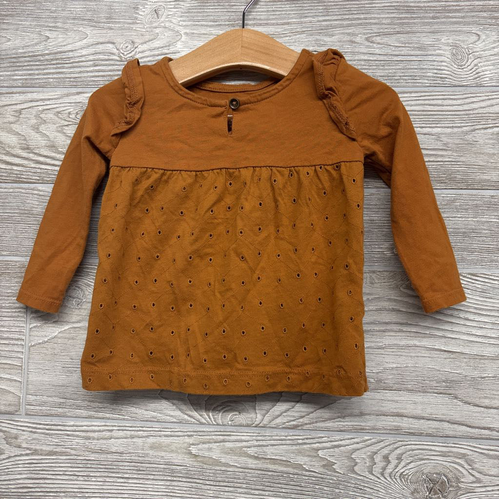 LS Eyelet Shirt & Leggings Flowers 18M