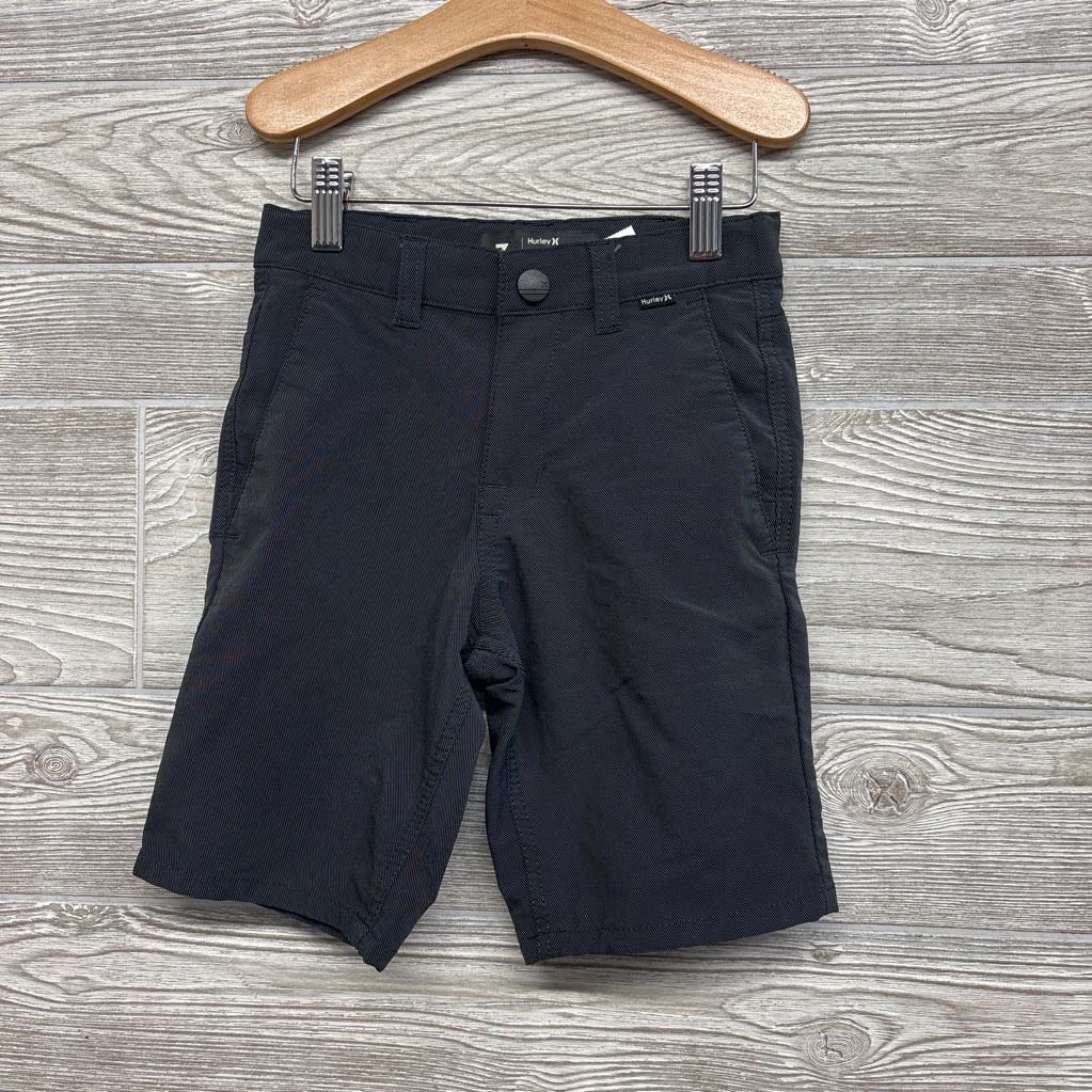 Woven Flat Front Shorts 7