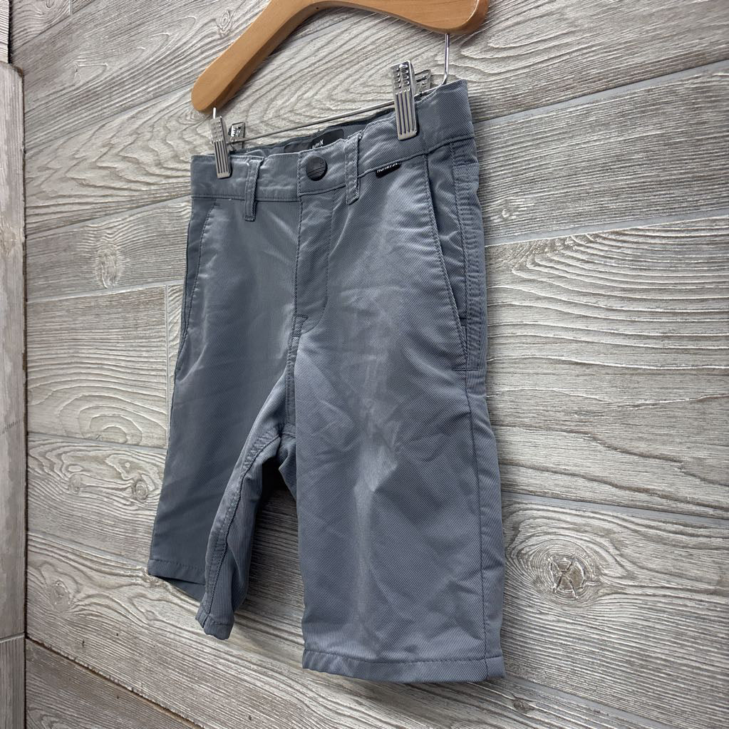 Woven Flat Front Shorts 7