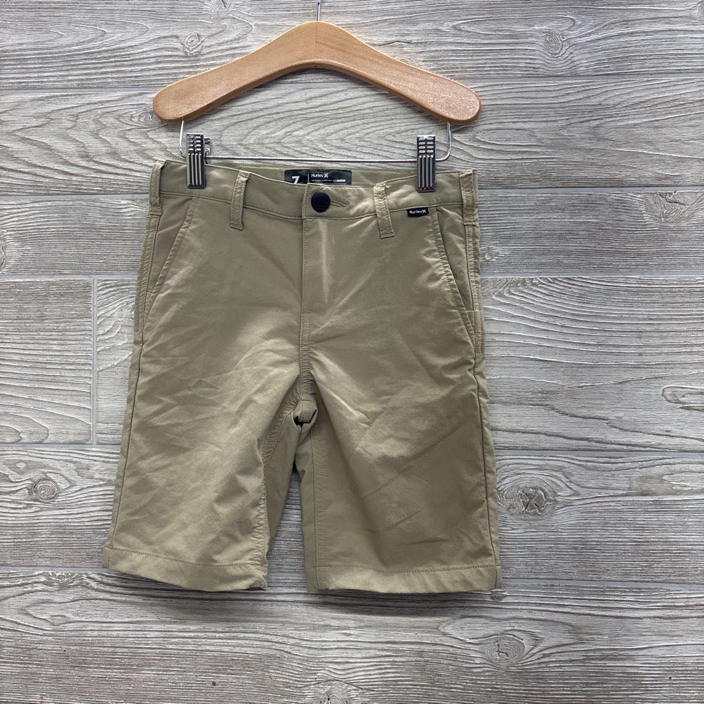 Woven Flat Front Shorts 7