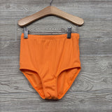 2 Pc Ribbed Tankini Swimsuit W/ High Waisted Bottoms 8-9 *