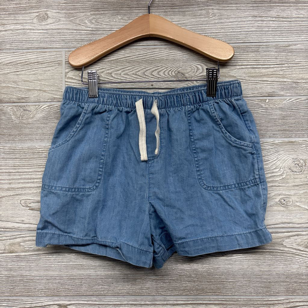 Chambray Drawstring Shorts 10-12