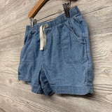 Chambray Drawstring Shorts 10-12