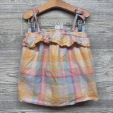 Plaid Smocked Tank Top & Shorts 5T