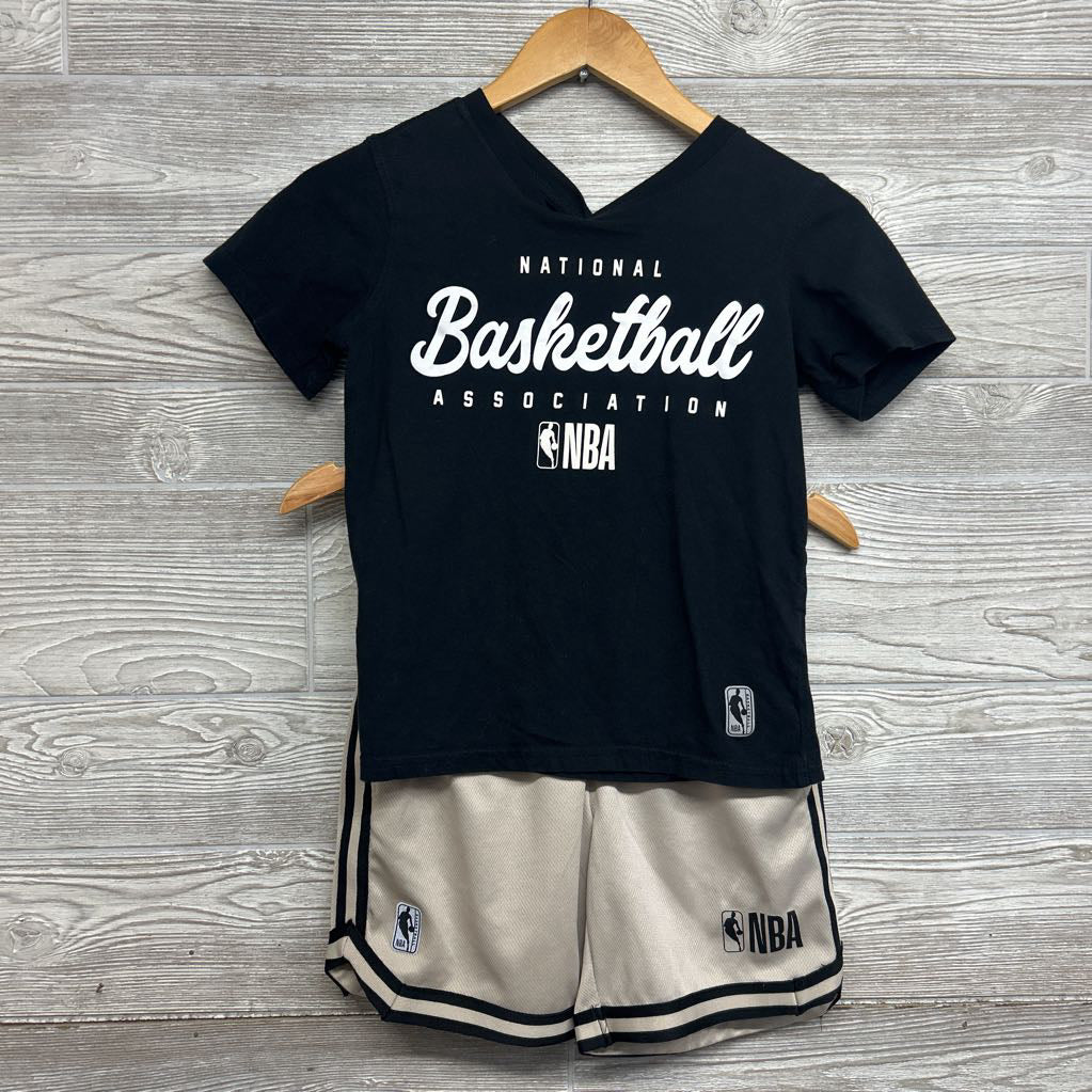 Shirt National Basketball Association & Mesh Active Shorts 8