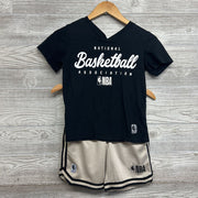 Shirt National Basketball Association & Mesh Active Shorts 8
